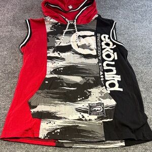 Ecko Unlimited Kids Red and Black Graphic Hoodie